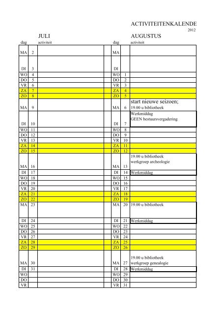 NIEUW JAAROVERZICHT 12-13 - Heemkundekring Uden