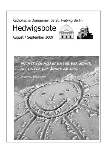 Hedwigsbote - St. Hedwigs-Kathedrale Berlin