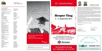 Heeper Ting - Werbegemeinschaft Heepen