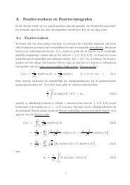 A Fourier-reeksen en Fourier-integralen