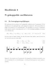 Hoofdstuk 3 N gekoppelde oscillatoren