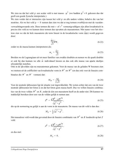 Keuzecollege Hoge EnergieFysica Katholieke Universiteit ... - EHEF