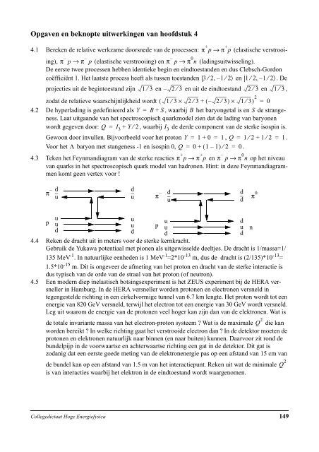 Keuzecollege Hoge EnergieFysica Katholieke Universiteit ... - EHEF