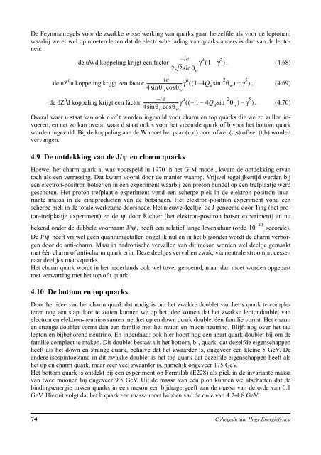 Keuzecollege Hoge EnergieFysica Katholieke Universiteit ... - EHEF