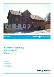 2-Zimmer-Wohnung Achstraße 25 Wolfurt - Hefel Wohnbau AG