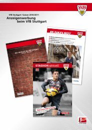 Anzeigenwerbung beim VfB Stuttgart DUNKELROT - HefleswetzKick ...