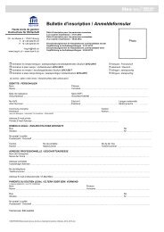 Bulletin d'inscription / Anmeldeformular - Haute école de gestion ...