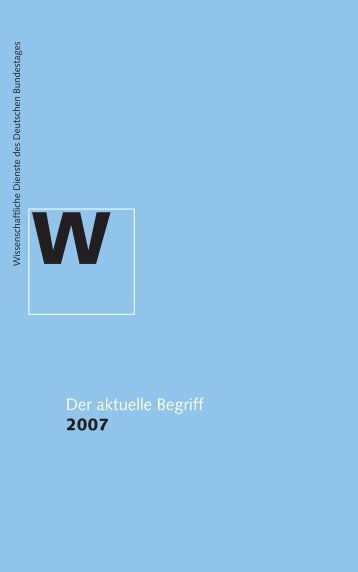 2007 - Deutscher Bundestag