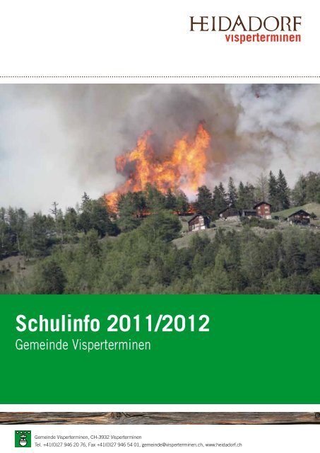 Schulinfo 2011/2012 - Gemeinde Visperterminen