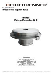 Elektro-Mongolen-Grill - HEIDEBRENNER GmbH