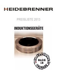 PREISLISTE 2013 - HEIDEBRENNER GmbH