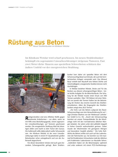 Bei Anruf Beton - HeidelbergCement