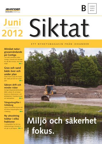 Siktat nr 1, 2012 (PDF; 2 036 KB) - HeidelbergCement