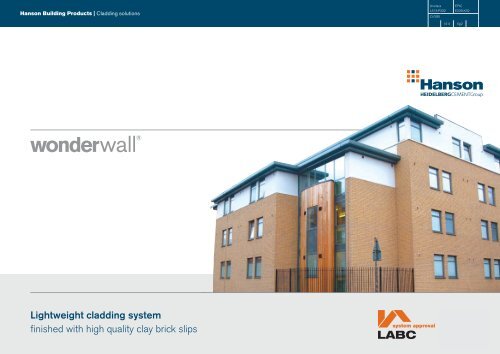 Wonderwall® cladding system - HeidelbergCement