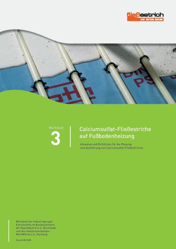 Calciumsulfat-Fließestriche auf Fußbodenheizung - Bundesverband ...