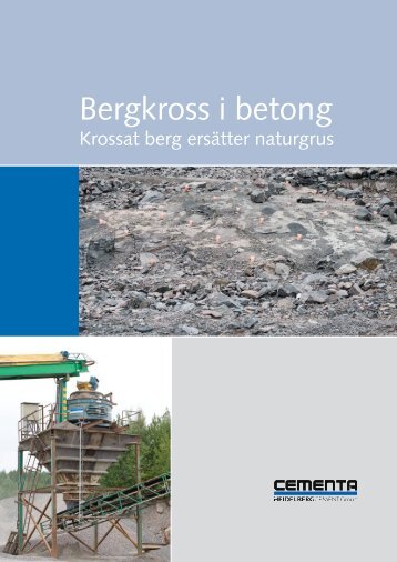 Bergkross i betong (PDF; 1 736 KB) - HeidelbergCement