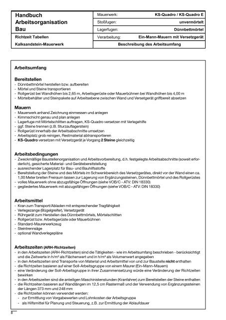 EinfÃ¼hrung - Bundesverband Kalksandsteinindustrie eV