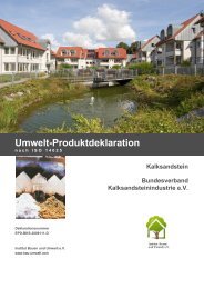 Umwelt-Produktdeklaration - Heidelberger Kalksandstein GmbH