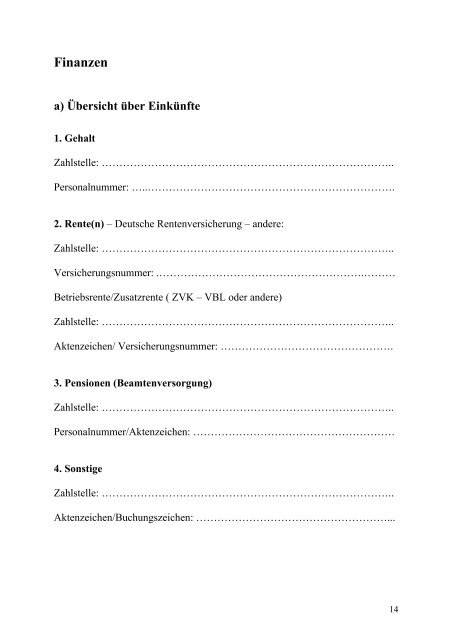 BroschÃ¼re "Meine persÃ¶nlichen Aufzeichnungen" - Stadt Heidenheim