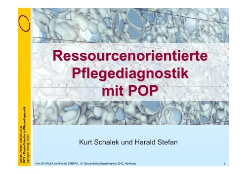 Schalek, Kurt & Stefan, Harald: POP - Heilberufe
