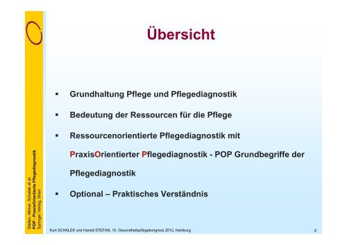 Schalek, Kurt & Stefan, Harald: POP - Heilberufe