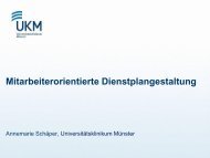 Mitarbeiterorientierte Dienstplangestaltung - Heilberufe