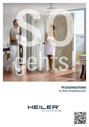 Pflegeanleitung - Alois Heiler GmbH