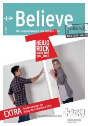 Believe Extra 1/2011 - Heilig-Rock-Wallfahrt