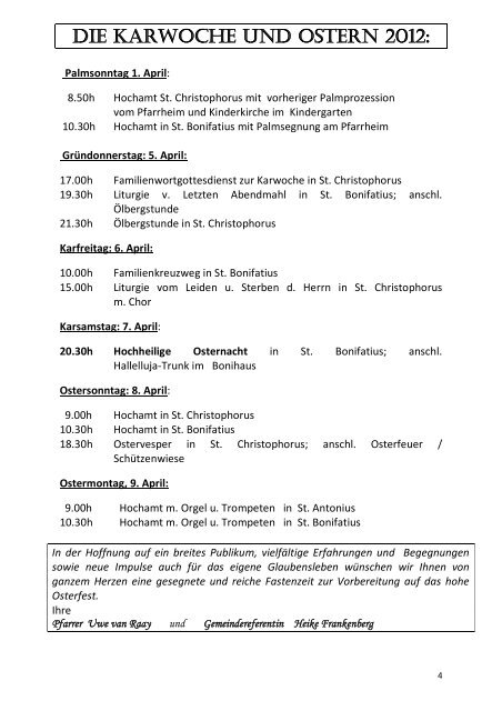 GLAUBENSSEMINAR: - Katholischen Pfarrei Heilige Familie Bad ...