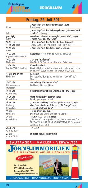 PROGRAMM - Heiligenhafen