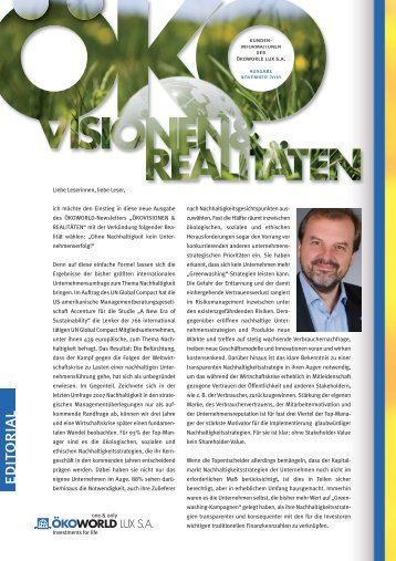 editorial - Dr. Heilmaier & Partner GmbH