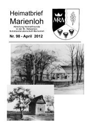 Brief 98 - April 2012 - Heimatbriefe Marienloh
