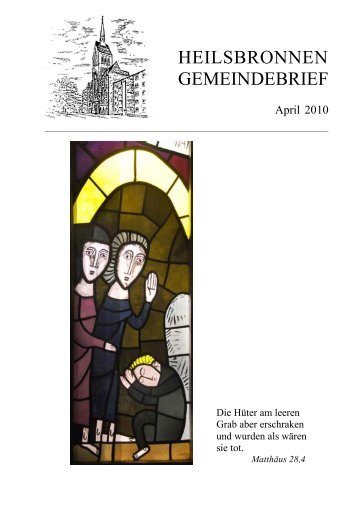 HEILSBRONNEN GEMEINDEBRIEF - Zum Heilsbronnen