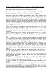 Berichtszeitraum 2007-2008 - Heimatbund Parchim e.V.