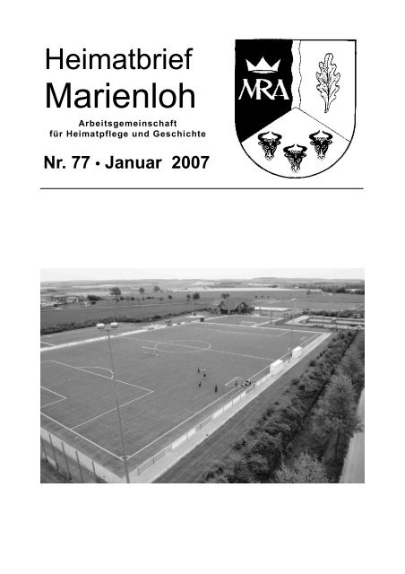 Brief 77 - Januar 2007 - Heimatbriefe Marienloh