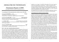 HEIMATBUND THÃRINGEN Flurnamen-Report 2/2009