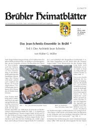 BrÃ¼hler HeimatblÃ¤tter 1-08 - heimatbundbruehl.de