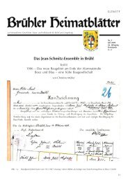 BrÃ¼hler HeimatblÃ¤tter 1-08 - heimatbundbruehl.de