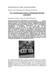 Vor zweitausend Jahren Mahlstedt bereits besiedelt - Heimatbund ...