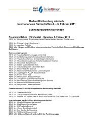 BÃ¼hnenprogramm - Heimattage Buehl