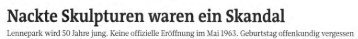 Nackte Skulpturen waren ein Skandal - Heimatverein Hohenlimburg