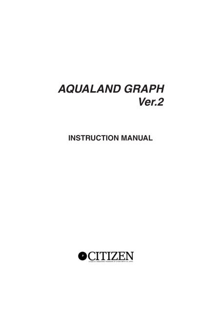 AQUALAND GRAPH Ver.2 - CITIZEN