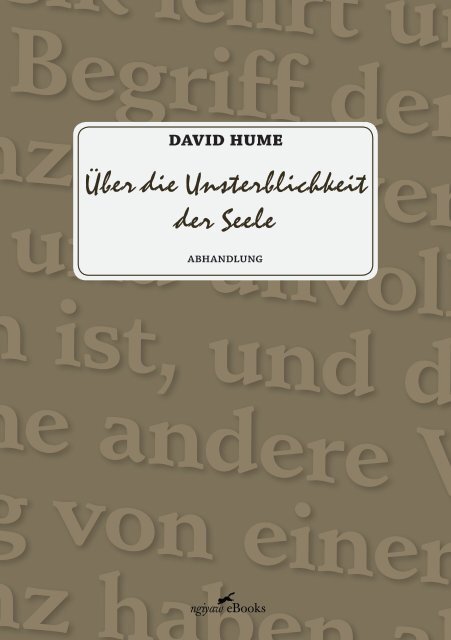 Über die Unsterblichkeit der Seele - Hume.pdf