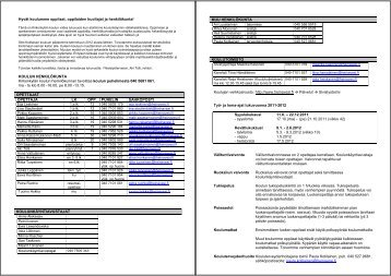 HyvÃ¤t koulumme oppilaat, oppilaiden huoltajat ja henkilÃ¶kunta!