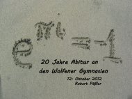Vorlesung - Heinrich-Heine-Gymnasium Bitterfeld-Wolfen