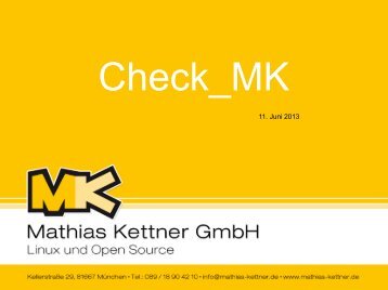 Vortrags-PDF "IT-Monitoring mit check_mk" - Heinlein