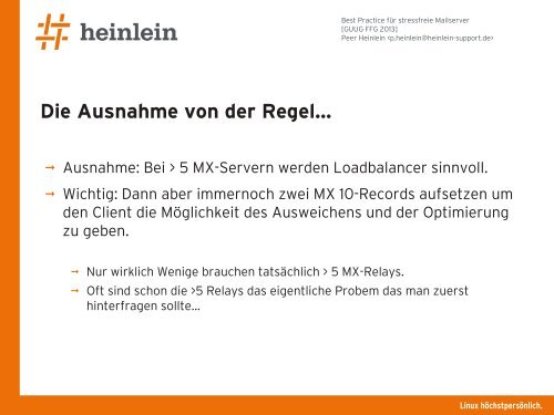 Mailserver: Best Practice fÃ¼r stressfreie Mailserver - GUUG