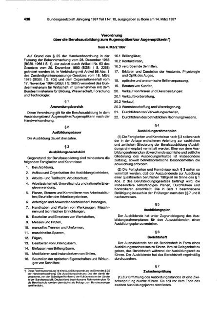 Ausbildungsordnung - BiBB