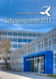 Die HKS stellt sich vor - Heinrich-Kleyer-Schule