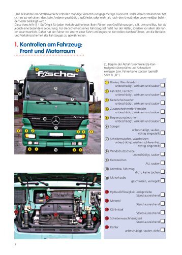 1. Kontrollen am Fahrzeug - Verlag Heinrich Vogel